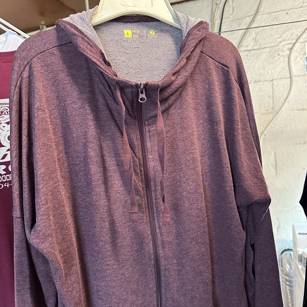 Purple Zip-Up Hoodie